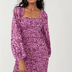 Free People Smock It To Me Mini Dress